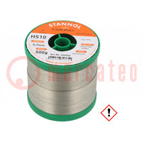 Soldering wire; Sn99,3Cu0,7; 700um; 0.5kg; lead free; reel; 227°C