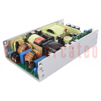 Power supply: switched-mode; for building in; 500W; 48VDC; 10.42A