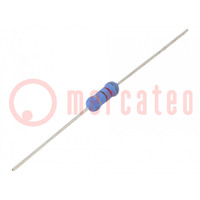 Resistor: metal oxide; 820Ω; 1W; ±5%; Ø3.5x10mm; -55÷155°C