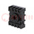 Socket; PIN: 8; for DIN rail mounting; Series: MKS; octal