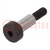 Shoulder screw; steel; M3; 0.5; Thread len: 7mm; hex key; HEX 2mm