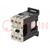Contactor: 2-pole; NO x2; 24VAC; 6A; for DIN rail mounting; W: 27mm