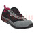Shoes; Size: 41; black-pink; polyester,suede split leather