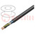 Cable; BiT 500 (ST) BLACK FR; 7G1mm2; apantallado,lámina Al-PET