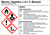 Modellbeispiel: Gefahrstoffetikett zur innerbetrieblichen Behälterkennzeichnung...(Art. 21.b1200-04)