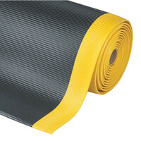 Notrax Crossrib Sof-Tred Anti-Ermüdungsmatte schwarz/gelb, Maße (LxBxH): 1,5 x 0,91 x 0,0127 m