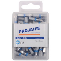 Projahn 1/4" markierter Bit Pozidriv Nr. 2. 50er Pack L25 mm