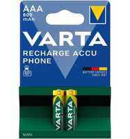 VARTA Phonepower Accu T398 Mico/AAA/HR03,800mAh