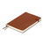 Modena A5 Premium Leather Notebook Conker Brown Pack of 10