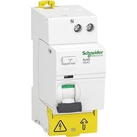 SCHNEIDER ACTI9 INTERRUPTEUR DIFFÉRENTIEL TÊTE DE GROUPE 1P+N 25A 300MA TYPE AC - A9R77625