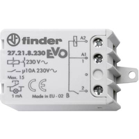 TÉLÉRUPTEUR POUR ENCASTREMENT FINDER 27.21.8.230.0000 1 NO (T) 230 V/AC 10 A 2300 VA 1 PC(S)