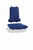 ESD Polstergarnitur mit Lendenbausch Stoff blau