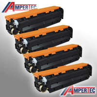 4 Ampertec Toner ersetzt HP CC530A-33A 4-farbig