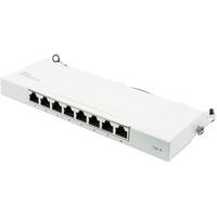 Good Connections Patchpanel Cat.6 8-Port 0,5 HE reinweiß