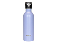 KOOR F00774 Trinkflasche Sport 1000 ml Edelstahl Lila