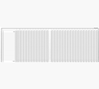 Exacompta 8090D papier de calculs et de déclarations 3 pièce(s) 95 g/m² 375 mm