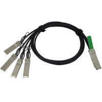 Cisco QSFP - 4xSFP10G, 1m InfiniBand/fibre optic cable QSFP+ 4 x SFP+ Nero