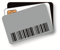 Zebra 104524-801 carta d'accesso Scheda di accesso magnetica Attivo