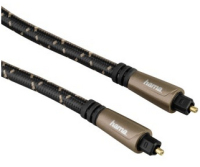 Hama 1.5m Toslink M/M kabel audio 1,5 m Brązowy