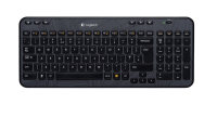 Logitech K360 keyboard RF Wireless QWERTZ Slovakian Black
