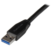 StarTech.com Actieve USB 3.0 USB-A naar USB-B kabel 10m USB 3.1 (Gen1) 5Gbps verlengkabel