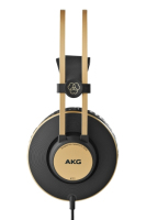 AKG K92 Kopfhörer Kabelgebunden Kopfband Musik Schwarz, Gold