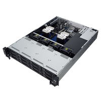 ASUS RS520-E9-RS12 Intel® C621 LGA 3647 (Socket P) Rack (2U) Fekete, Rozsdamentes acél