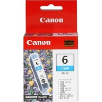 Canon BCI-6C Cyan Ink Cartridge cartuccia d'inchiostro Originale Ciano