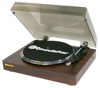 Roadstar TT-385BT-T obrotowy talerz gramofonu Gramofon z napędem bezpośrednim Drewno Automatyczny