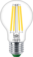 Philips Filament-Lampe, transparent, 60 W A60 E27