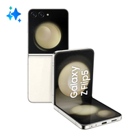 Samsung Galaxy Z Flip5 Smartphone AI RAM 8GB Display 3,4" Super AMOLED/6,7" Dynamic AMOLED 2X Cream 512GB