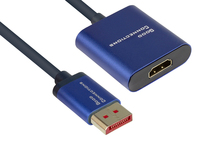 Alcasa DP-AD07 Videokabel-Adapter 0,2 m DisplayPort HDMI Blau