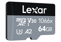 Lexar Professional 1066x microSDXC UHS-I Cards SILVER Series 64 GB Clase 10