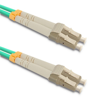 Qoltec 54079 fibre optic cable 7 m LC OM3 Aqua colour