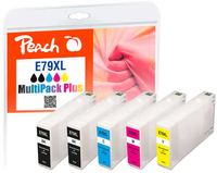 Peach 319899 Druckerpatrone 5 Stück(e) Kompatibel Hohe (XL-) Ausbeute Schwarz, Cyan, Magenta, Gelb
