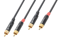 PD-Connex 177092 Audio-Kabel 3 m 2 x RCA Schwarz