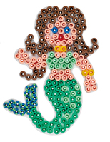 Hama Beads 332 Pegboard Mermaid