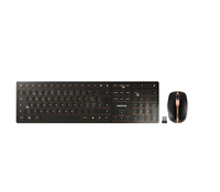 CHERRY DW 9100 SLIM teclado Ratón incluido RF Wireless + Bluetooth QWERTZ Suizo Negro