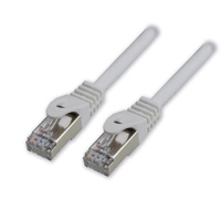 MCL IC5K99A6ASH1.5W netwerkkabel Wit 1,5 m Cat6a S/FTP (S-STP)
