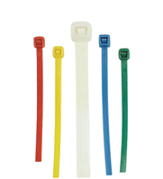 BRÜDER MANNESMANN M13050 Kabelbinder Kabelbinder mit paralleler Einführung Blau, Grün, Rot, Weiß, Gelb