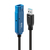 Lindy 43157 USB-kabel 10 m USB 3.2 Gen 1 (3.1 Gen 1) USB A Zwart