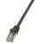 LogiLink 1m Cat.6 F/UTP câble de réseau Noir Cat6 F/UTP (FTP)