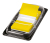 Sigel HN490 marcador de página Punto de libro flexible Amarillo 50 pieza(s)