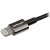 StarTech.com USBLTM1MBK cable de conector Lightning 1 m Negro