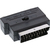 InLine 89953 video kabel adapter SCART (21-pin) 3 x RCA + S-Video Zwart