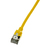 LogiLink CQ9037S cavo di rete Giallo 1 m Cat6a S/FTP (S-STP)
