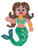 Hama Beads Stiftplatte - Meerjungfrau