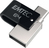 Emtec T260C USB flash drive 64 GB USB Type-A / USB Type-C 3.2 Gen 1 (3.1 Gen 1) Zwart, Roestvrijstaal