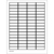 Brady 101813 etiqueta autoadhesiva Rectángulo Negro, Blanco 1700 pieza(s)