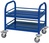 Mini-/ Kinder-Servierwagen TINY mit 2 Böden aus Edelstahl, Blau 530 x 375 x
